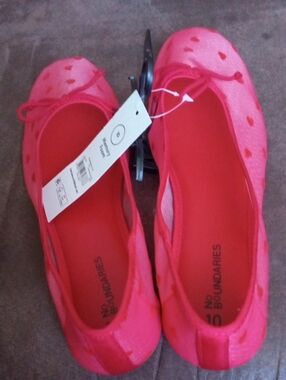 Brand New No Boundaries Red Ballet Flats